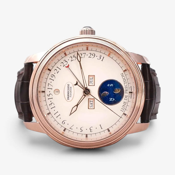 Parmigiani Fleurier Toric Quantieme 18K Rose Gold Automatic Men's Watch PFH427-1
