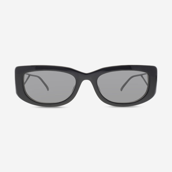 Prada Black Frame Dark Grey Lens Women's Sunglasses PR14YS1AB5S0 - THE SOLIST