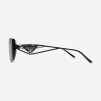 Prada Black Frame Dark Grey Lens Women's Sunglasses PR14YS1AB5S0 - THE SOLIST