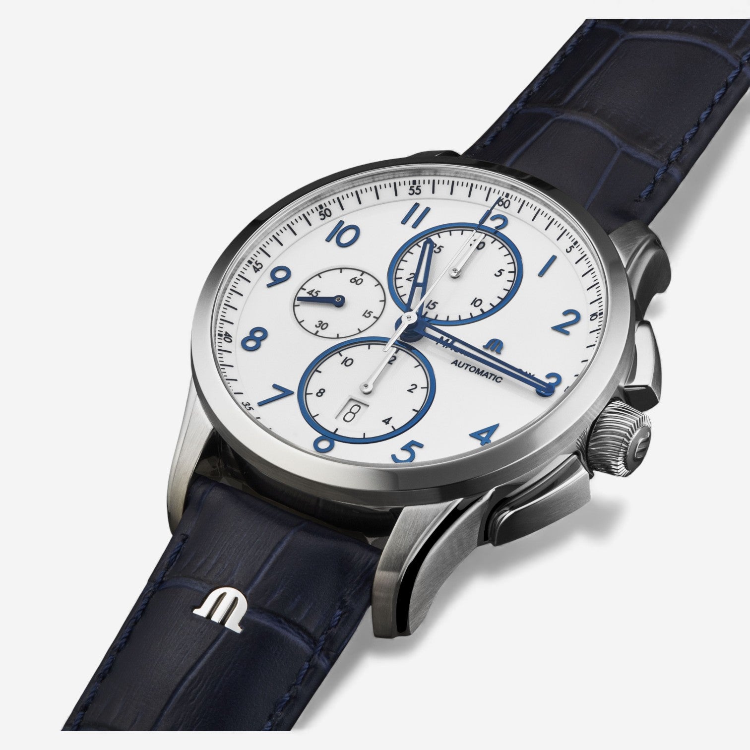 Maurice Lacroix Pontos Chronograph Stainless Steel Automatic Men's Watch PT6388-SS001-120-4