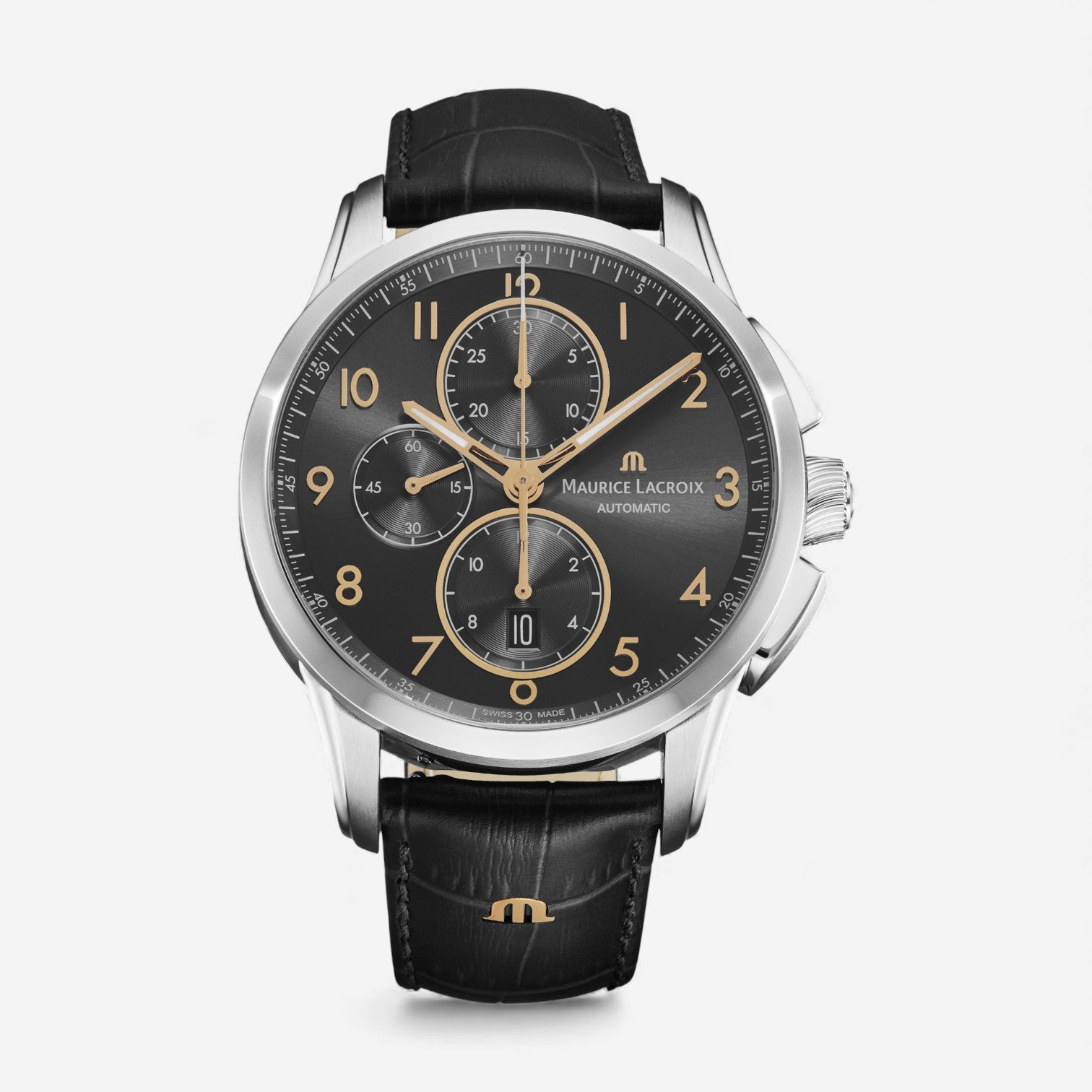 Maurice Lacroix Pontos Chronograph Stainless Steel Automatic Men's Watch PT6388-SS001-321-2