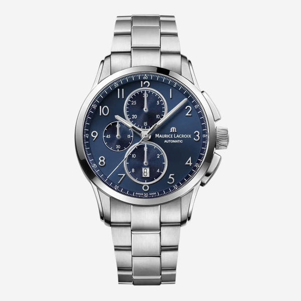 Maurice Lacroix Pontos Chronograph Stainless Steel Automatic Men's Watch PT6388-SS002-420-1