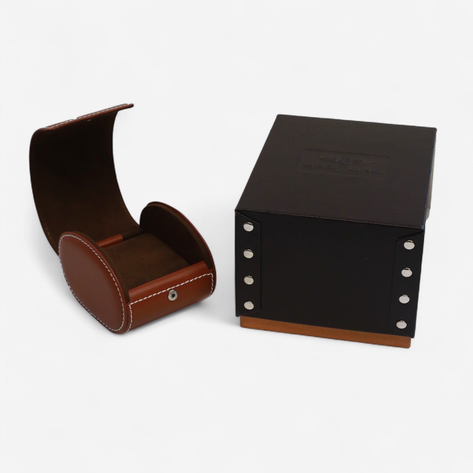 Breitling Montbrillant Chronograph 18K Rose Gold Automatic Men's Watch RB0130