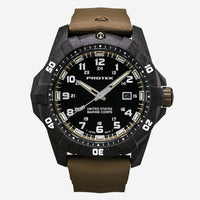 ProTek Carbon USMC Dive 42mm Quartz Men's Watch PT1016D
