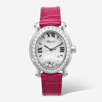Chopard Happy Sport Stainless Steel Diamond Quartz Ladies Watch 278546-3002