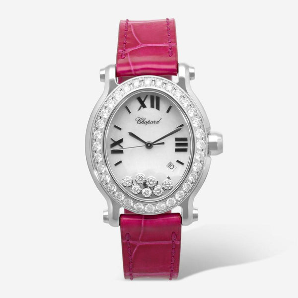 Chopard Happy Sport Stainless Steel Diamond Quartz Ladies Watch 278546-3002