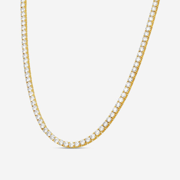 Ina Mar 14K Yellow Gold Diamond 4-Prong Tennis Necklace N1197K-FY-1500F - THE SOLIST