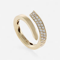 Crivelli 18K Yellow Gold Diamond Slim Ring Sz. 7 R0216E-7 - THE SOLIST