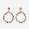 Diana M. Jewels 18K Rose Gold Sapphire & Diamond Drop Earrings R15156-133
