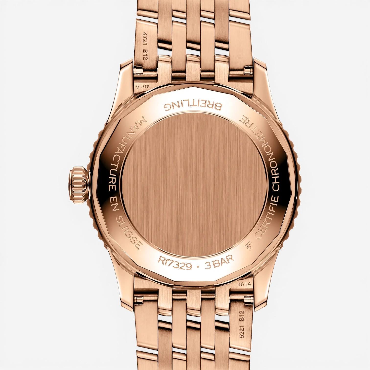 Breitling Navitimer 18K Rose Gold Automatic Men's Watch R17329F41G1R1