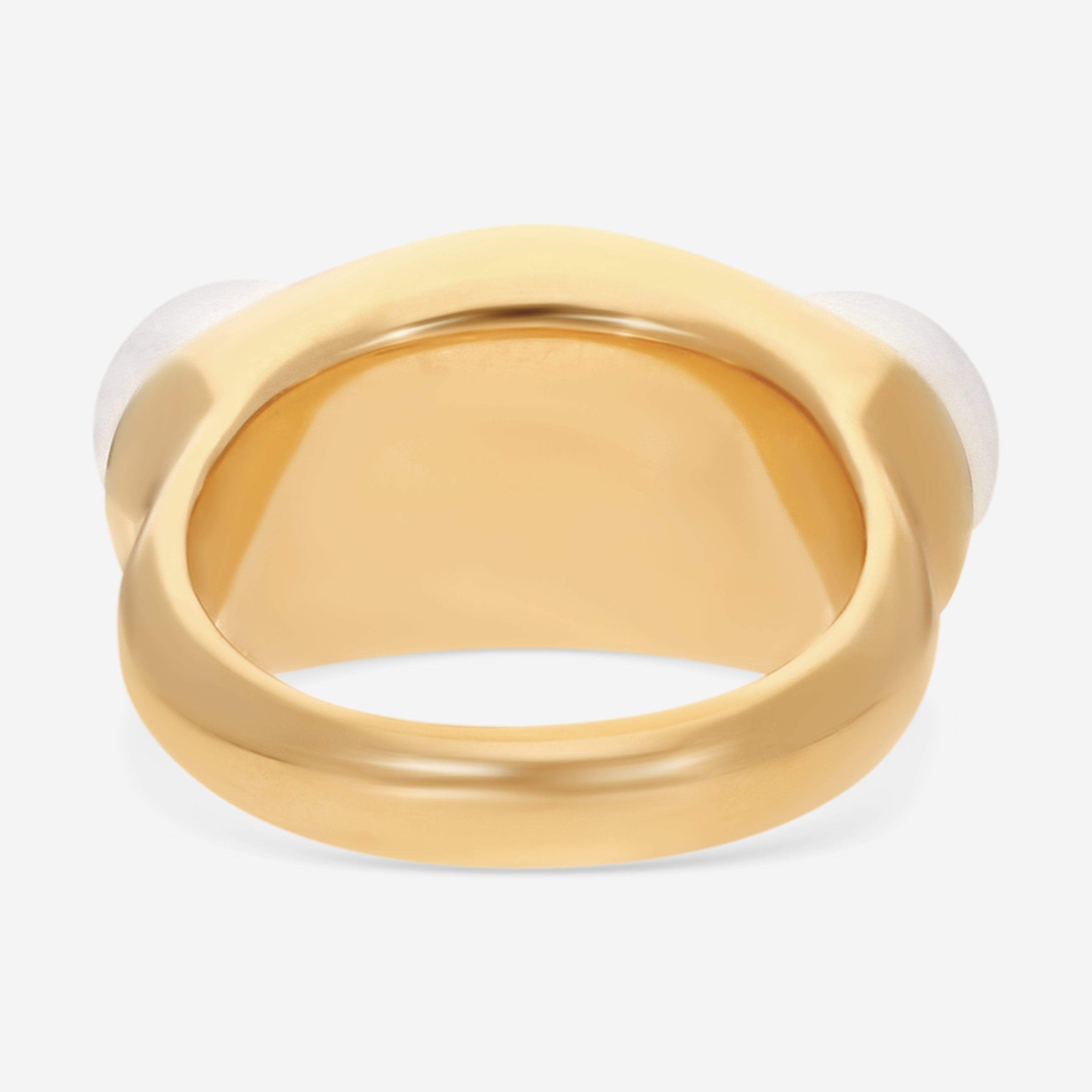 Assael 18K Yellow Gold Japanese Akoya Cultured Pearl Ring Sz. 6.75 R4293 - THE SOLIST