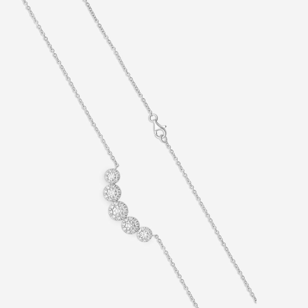 Ina Mar 14K White Gold Diamond Necklace NK15088-CS4WH