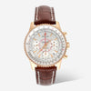 Breitling Montbrillant Chronograph 18K Rose Gold Automatic Men's Watch RB0130