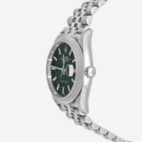 Rolex Datejust 36 Stainless Steel Green Automatic Unisex Watch 126200