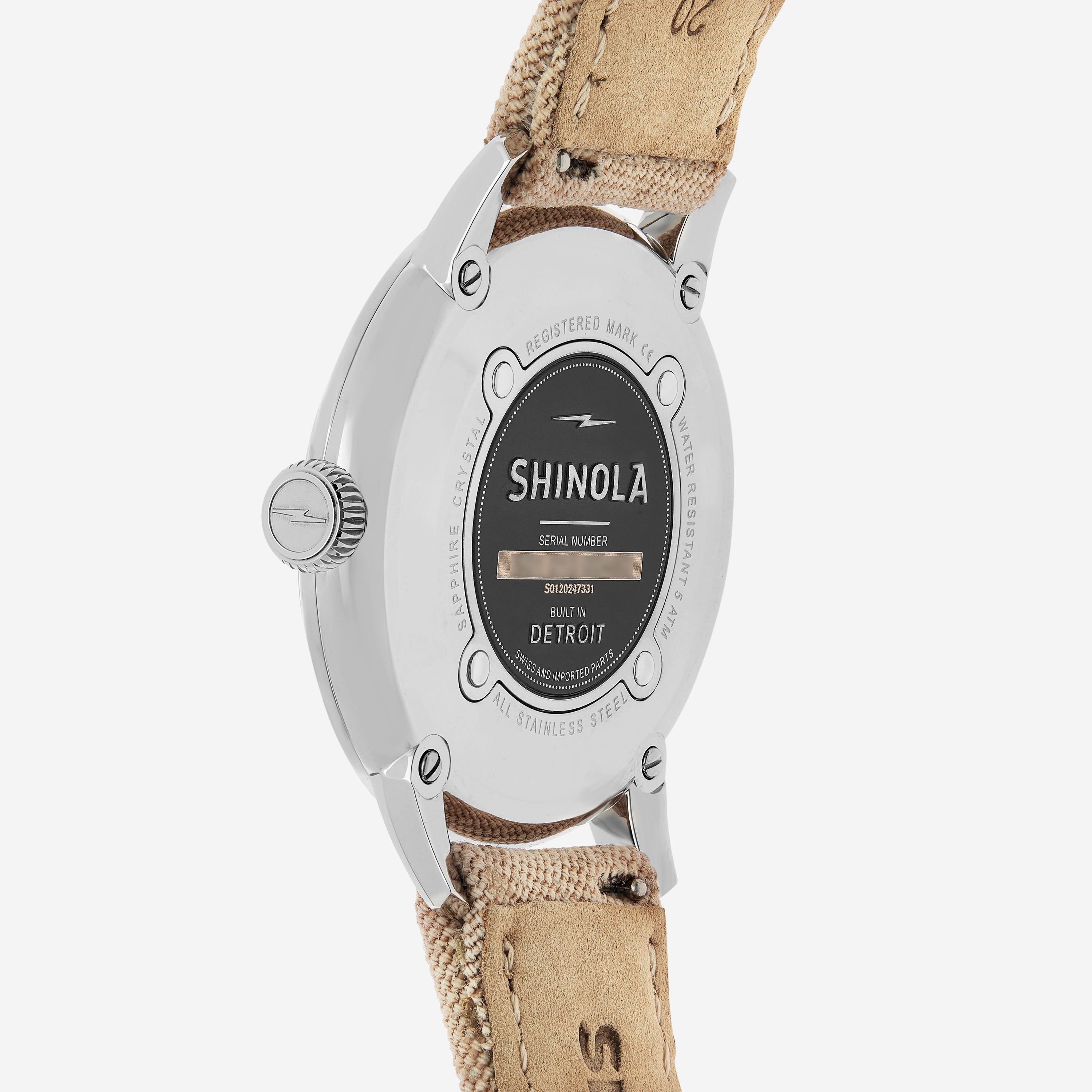 Shinola The Traveler Stainless Steel Men's Quartz Watch S0120247331 - THE SOLIST