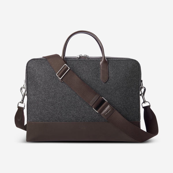 Shinola Men's Canfield Grey Felt Weekday Brief 20227983 - THE SOLIST