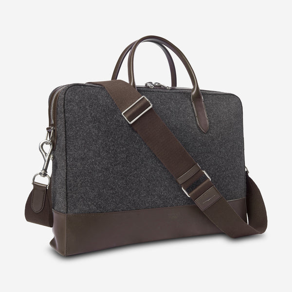 Shinola Men's Canfield Grey Felt Weekday Brief 20227983 - THE SOLIST