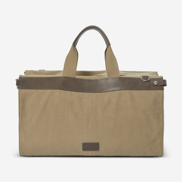 Shinola The Convertible Taupe Canvas Traveler Garment Bag 20228330