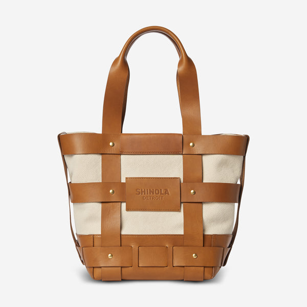 Shinola The Medium Bixby Tan Vachetta Leather Basket Bag 20265346 - THE SOLIST