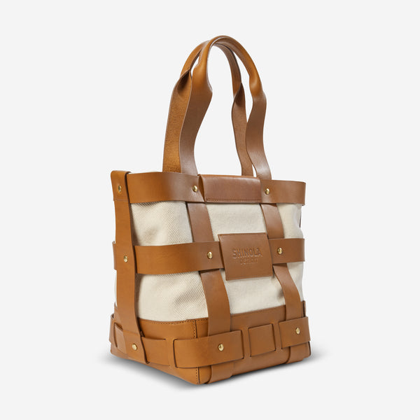 Shinola The Medium Bixby Tan Vachetta Leather Basket Bag 20265346 - THE SOLIST