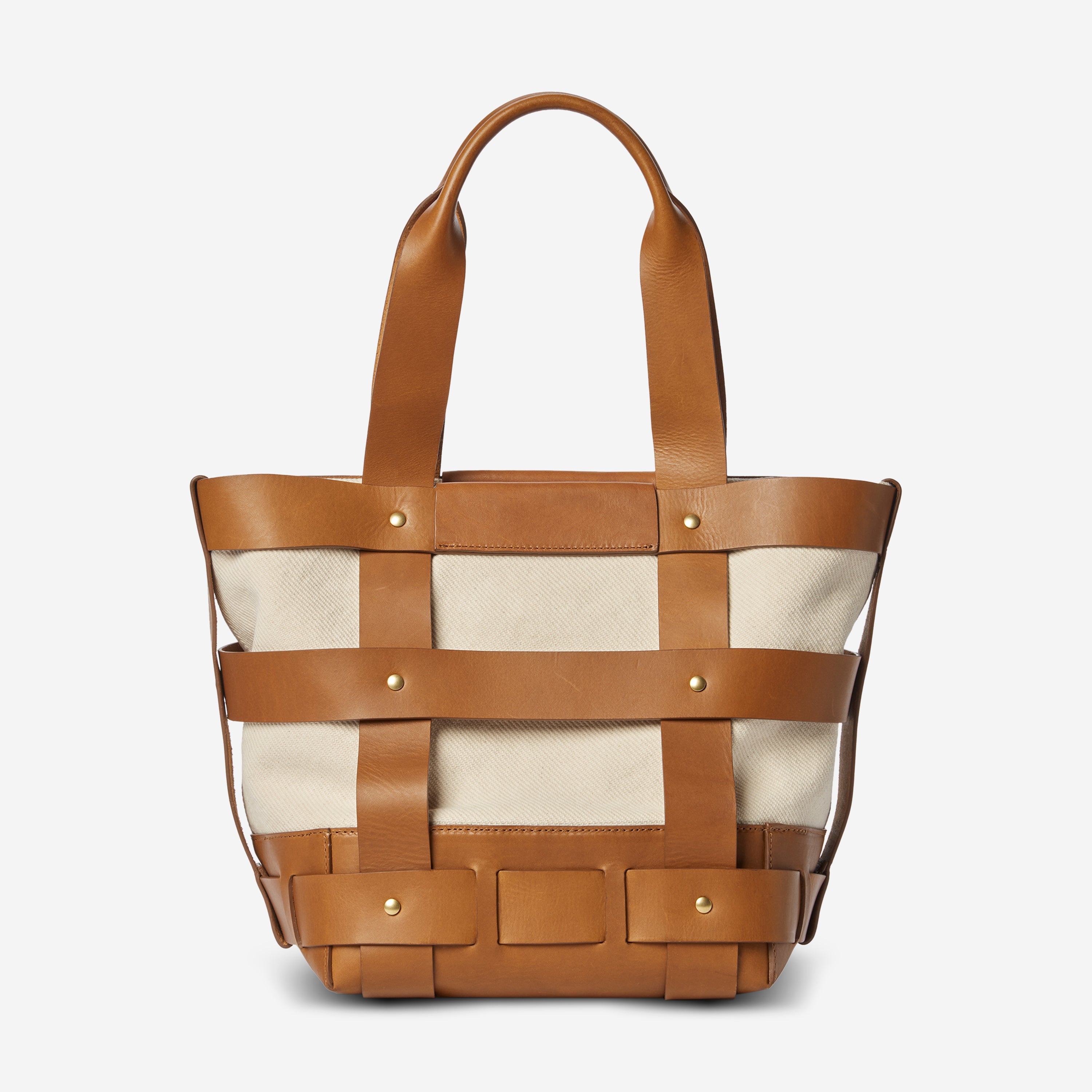 Shinola The Medium Bixby Tan Vachetta Leather Basket Bag 20265346