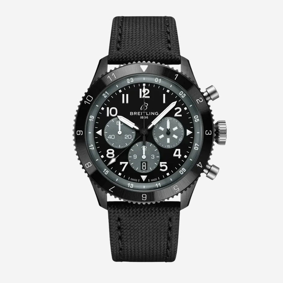 Breitling Super AVI Mosquito Night Fighter Chronograph Ceramic Men's Watch SB04451A1B1X1 - THE SOLIST