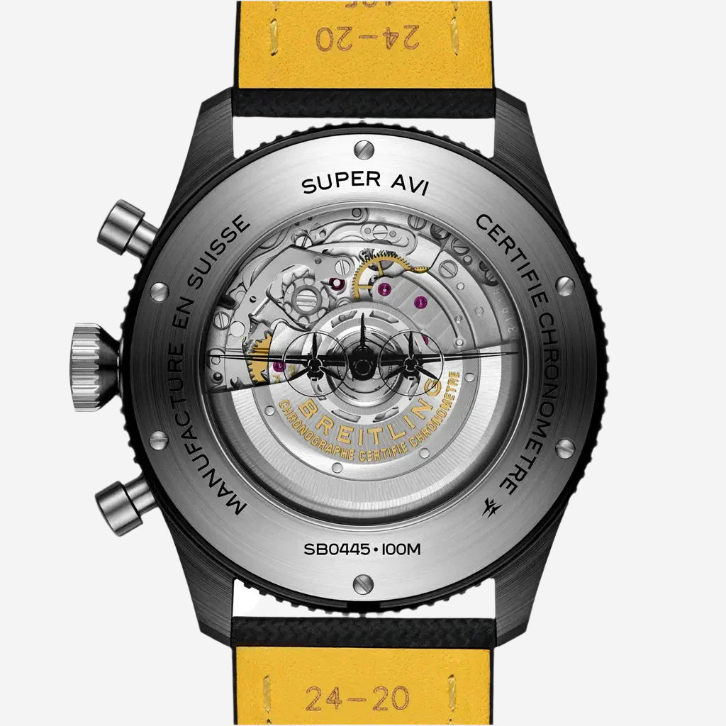 Breitling Super AVI Mosquito Night Fighter Chronograph Ceramic Men's Watch SB04451A1B1X1 - THE SOLIST