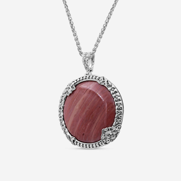 Stephen Dweck Red Wood Sterling Silver Pendant SDP-14108 - THE SOLIST