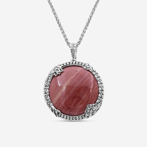 Stephen Dweck Red Wood Sterling Silver Pendant SDP-14108 - THE SOLIST
