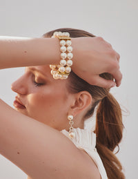 Assael 18K Yellow Gold Diamond & South Sea Cultured Pearl Bracelet B1655 - THE SOLIST