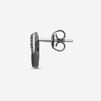 Sydney Evan Large Pavé Lips 14K Black Gold Black Diamond Mono Stud SJP1063BLK-B