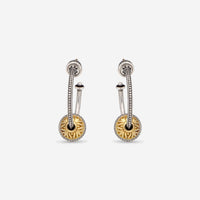 Konstantino Sterling Silver & 18K Yellow Gold Huggie Earrings SKKJ616-130