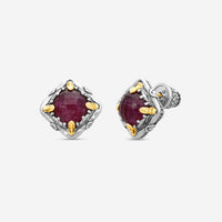 KONSTANTINO - "Gen K" Sterling Silver & 18k Yellow Gold, Ruby Doublet Earrings (RBY: 7.50mm) - SKKJ685-546

Earring Dimensions: 0.44 in. - THE SOLIST