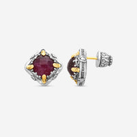 KONSTANTINO - "Gen K" Sterling Silver & 18k Yellow Gold, Ruby Doublet Earrings (RBY: 7.50mm) - SKKJ685-546

Earring Dimensions: 0.44 in. - THE SOLIST