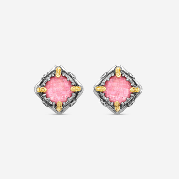 KONSTANTINO - "Gen K" Sterling Silver & 18k Yellow Gold, Tulite Doublet Earrings (TUL: 7.50mm) - SKKJ685-548

Earring Dimensions: 0.44 in. - THE SOLIST