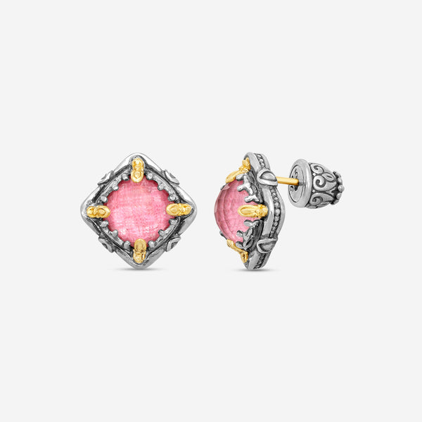 KONSTANTINO - "Gen K" Sterling Silver & 18k Yellow Gold, Tulite Doublet Earrings (TUL: 7.50mm) - SKKJ685-548

Earring Dimensions: 0.44 in. - THE SOLIST