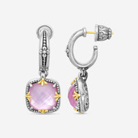 KONSTANTINO - "Gen K 2" Sterling Silver & 18k Yellow Gold, Pink Corundum Doublet Earrings (COR: 10mm) - SKKJ720-652

Earring Dimensions: 1.19 x 0.50 in. - THE SOLIST