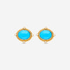Konstantino Limited 18K Yellow Gold, Turquoise and White Diamond Earrings SKMK03118-18KT-470
