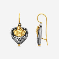 Konstantino Angelic Sterling Silver & 18K Yellow Gold Drop Earrings SKMK3185-130 - THE SOLIST
