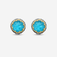 KONSTANTINO - "Angelic" Sterling Silver & 18k Yellow Gold, Silka Doublet Earrings (SIL: 9mm) - SKMK3187-370

Earring Dimensions: 0.50 in. - THE SOLIST