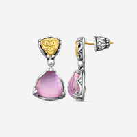 KONSTANTINO - "Gen K 2" Sterling Silver & 18k Yellow Gold, Pink Corundum Doublet Earrings (COR: 9mm) - SKMK3211-652

Earring Dimensions: 0.88 in. - THE SOLIST