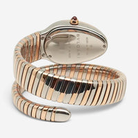 Bulgari Serpenti Tubogas 35mm 18K Rose Gold Steel Quartz Ladies Watch SP35SPG
