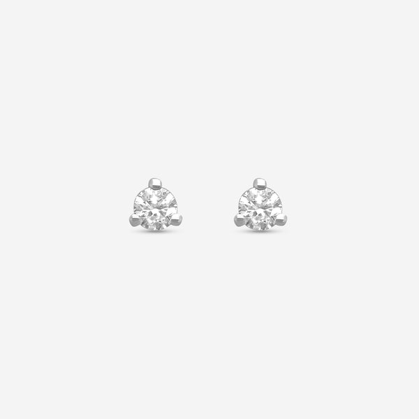 Ina Mar 14K White Gold Martini 0.20ct Stud Earrings ST1001D-FW-020F - THE SOLIST