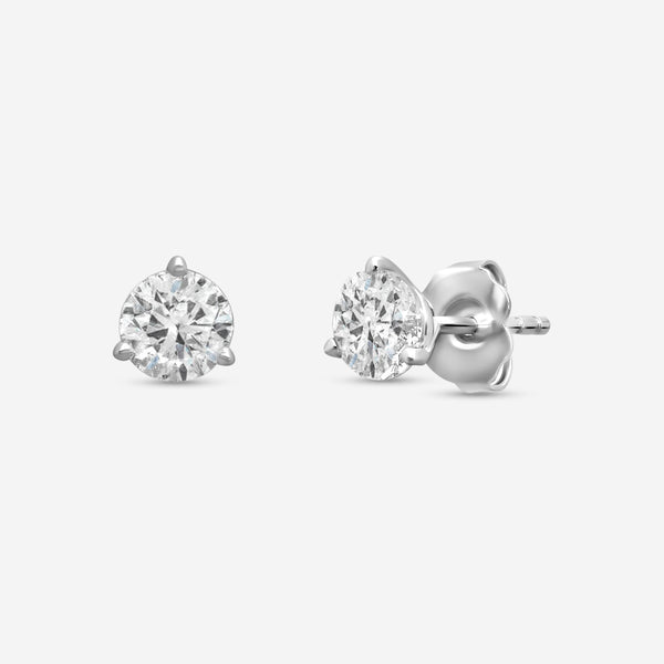 Ina Mar 14K White Gold Martini 1.25ct Stud Earrings ST1001D-FW-125F - THE SOLIST