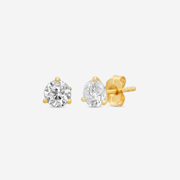 Ina Mar 14K Yellow Gold Martini 0.75ct Stud Earrings ST1001D-FY-075F - THE SOLIST