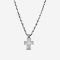 KONSTANTINO - "Hephaestus" Sterling Silver & 18k Yellow Gold, Tiger's Eye Doublet Cross (TGE: 24x7mm) - STKJ375-637-CUT

Pendant Dimensions: 1.50 x 1.00 in.
S/S Chain Included:CHKJ6-131-20 (Length - 20in.) - THE SOLIST