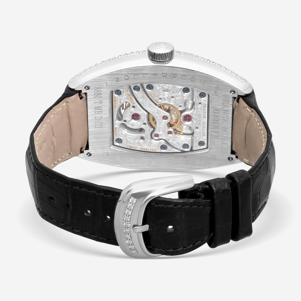 Franck Muller Master Banker 18K White Gold Tourbillon Automatic Men's Watch 8880