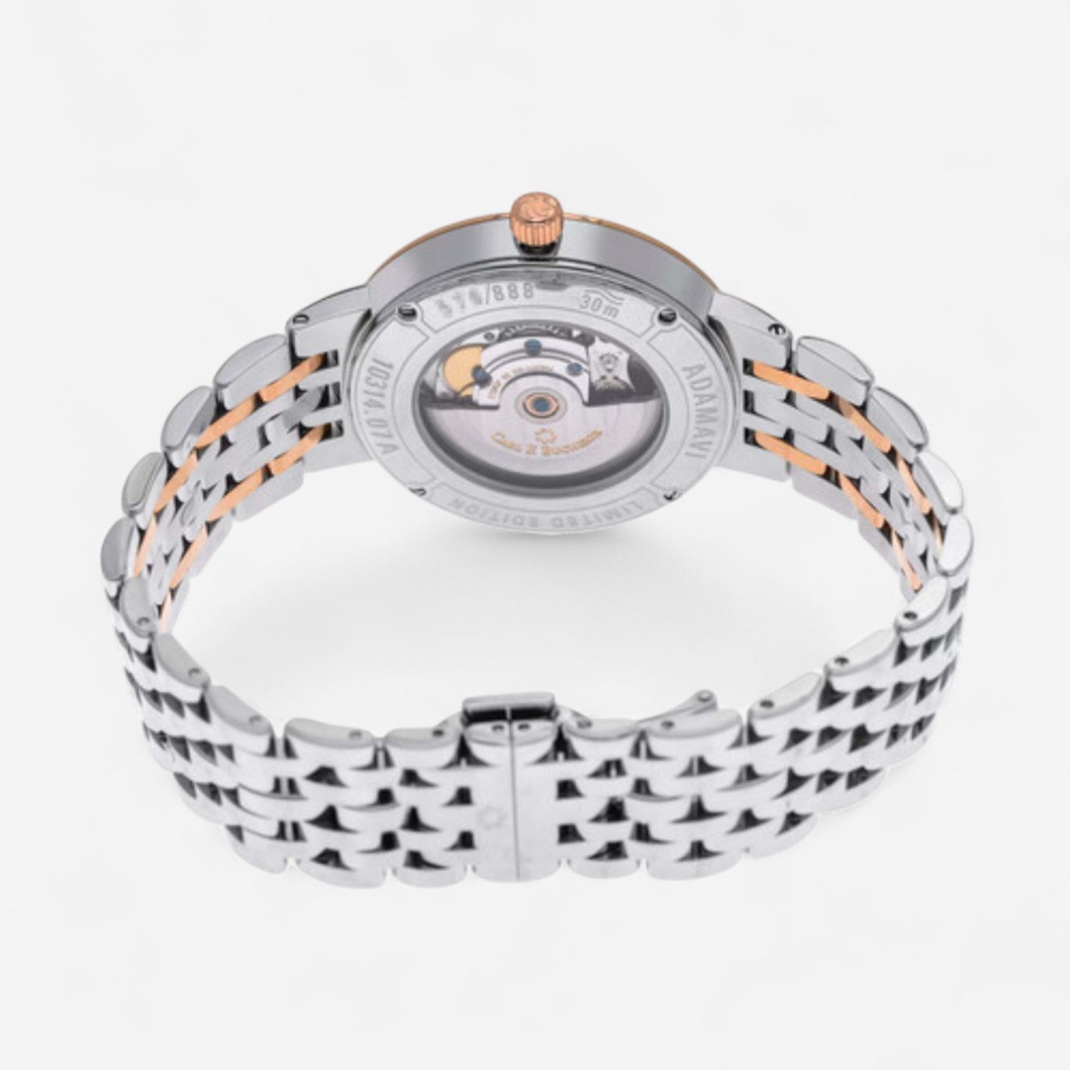 Carl F. Bucherer Adamavi Stainless Steel And 18K Rose Gold Date Men's Automatic Watch 00.10314.07.19.98