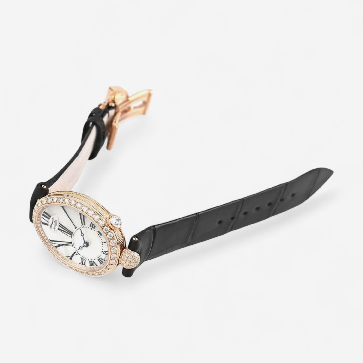 Breguet Reine de Naples 18K Rose Gold Automatic Diamond Ladies Watch 8928BR51944DD0D3L