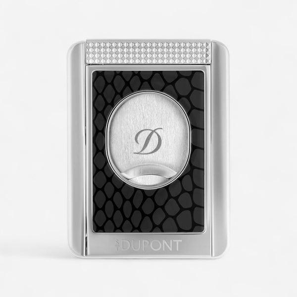 S.T. Dupont Year of the Snake Black & Silver Metal Cigar Cutter & Stand 003476 - THE SOLIST